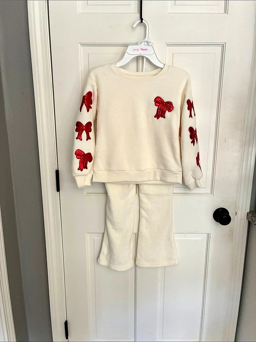 Young Hearts Set White & Red Girls 7